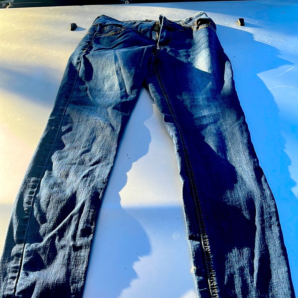 Elite jeans size 7-8 stretchy high waist